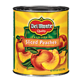 Del Monte California sliced peaches yellow cling peaches in light syrup Full-Size Picture